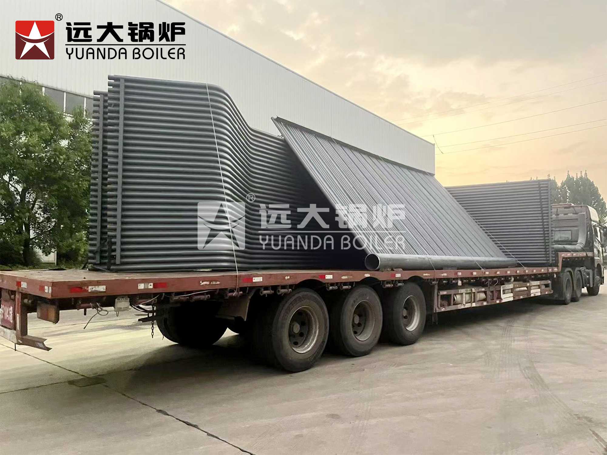 65吨生物质角管蒸汽锅炉